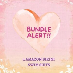 2 Amazon Women’s Swimsuit Bikinis Size 2XL